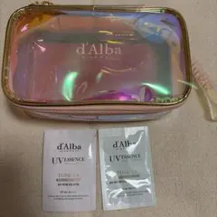 d'Alba UVエッセンス　トーンアップサンクリーム オーロラポーチ　セット