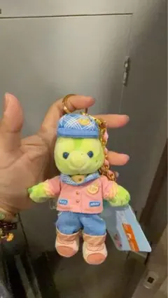 香港ディズニーランド正規品オルメル ぬいぐるみキーチェーン