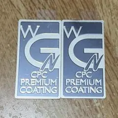 CPCプレミアムコーティングWG施工証明ステッカー10枚セット - メルカリ