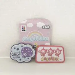 エンジェルブルーくじ　F賞　刺繍ステッカー