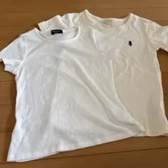 【120】COMME CA ISM ・HusHusH半袖Tシャツ 2枚セットのサムネイル