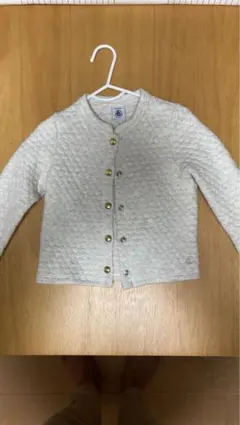 週末特価！Petit Bateau カーディガン 86cm アイボリー