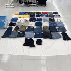 Q11 アメリカ古着　Tシャツ　パンツミックス　50着セット　まとめ売り