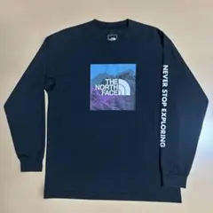 美品THE NORTH FACEブラック長袖TシャツメンズS NT82137のサムネイル