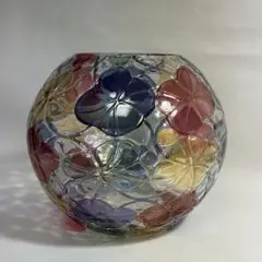 ボヘミアンガラス　花瓶 中型