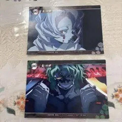 非売品 ナンジャタウン　鬼滅の刃 イラストシート 累、妓夫太郎セット