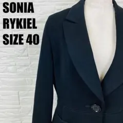 SONIA RYKIEL テーラードジャケット リップ柄裏 40サイズ 2314