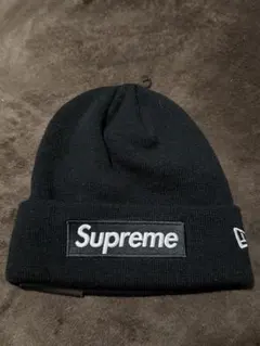 ら*ダ様 Supreme box logo beanie ブラック
