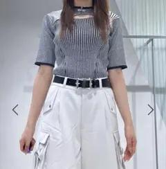 HARE フロントアキチャイナリブニットのサムネイル