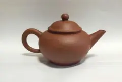 ②紅泥 文革壺 早期壺 黄龍山原鉱 宜興 朱泥 紫砂 茶壺 急須 中国茶器