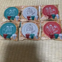 【非売品】Colemanコールマン 折りたたみカップ(全3種×各2)6点