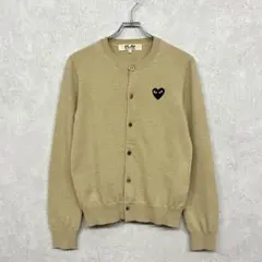 PLAY COMME des GARCONS ハートワッペン カーディガン