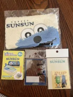PUPPET SUNSUN ポーチ缶ケースステッカーフォトカード　4点セット