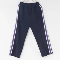 新品　 LOWRYSFARM ラインパンツ　140㎝　ネイビー