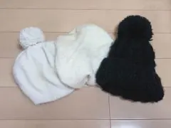 ニット帽 ベレー帽 セット
