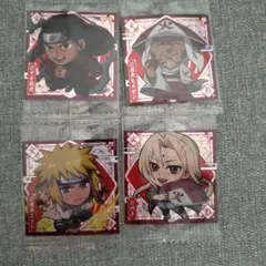 ナルト NARUTO シールウエハース 第3弾 HR 4枚セット 匿名配送