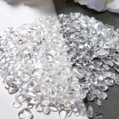 浄化用 天然石 水晶 さざれ石 約500ｇ穴無し　ヒマラヤ水晶　特価