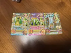 アイカツカード　新条ひなき　【イエローパレードショーコーデ】3枚