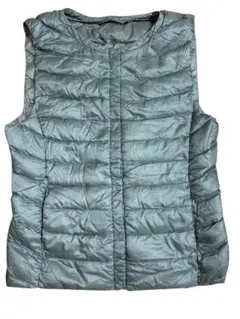 ユニクロ　ウルトラライトダウンベスト　ミントグリーン S