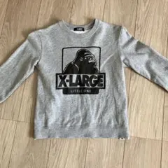 X-LARGE ゴリラプリント トレーナー グレー
