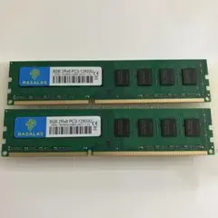 メモリ　DDR3-1600 PC3-12800U 8GB×2枚