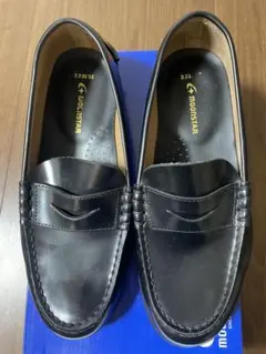 黒ローファー　moonSTAR 25.5センチ