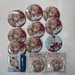 B hololive travel 尾丸ポルカ しらけん 缶バッジ まど