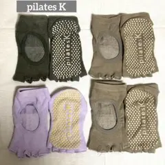 pilatesk ヨガ ピラティス ソックス 指なし 4足セット