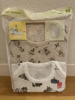 UNIQLO BABY ベビー肌着 90サイズ 2枚組 ムーミン