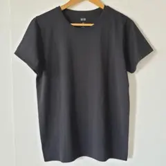 ♡新品タグなし♡ユニクロ ドライEX クールネックＴシャツ ブラック XLサイズ
