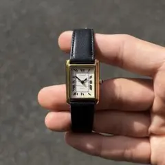 90s Vintage Seiko tank 腕時計 タンク ローマン文字盤 - メルカリ