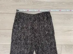 アパートバイローリーズ　パンツ　レオパード　プリーツ　M