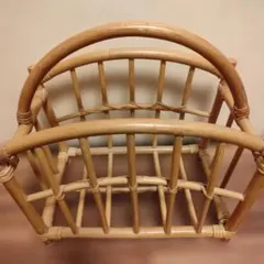 ラタン マガジンラック