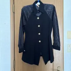 ブラックスーツセット（ストライプ袖）