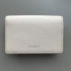 FURLA ベージュ 名刺入れ