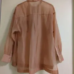 ナチュラルビューティーオレンジ シースルー シャツのサムネイル