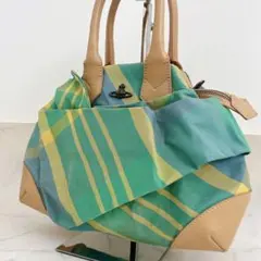 VivienneWestwood ヤスミン ミニ ハンドバッグ チェック オーブのサムネイル