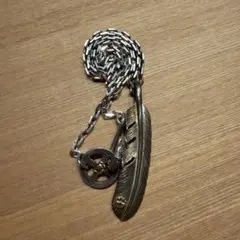 H*s様 美品！TADY&KING フェザーGPウルフ　ネックレス　サイズMM H*s様 美品！TADY&KING フェザーGPウルフ ネックレス サイズMM - メルカリ