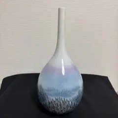 藤井朱明 「朝日」 陰刻銘 高23.7cm 名品 朱明窯 日展入選多数 本物