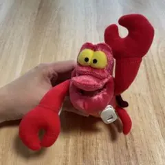 【美品】ディズニー　肩のせ　「リトルマーメイド」セバスチャン