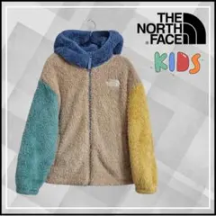 ノースフェイス　キッズ　子供　フリース　ジャケット　モコモコ　刺繍ロゴ　韓国