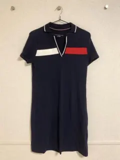 TOMMY HILFIGER 半袖ポロワンピース