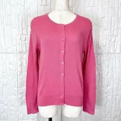 【定番アイテム】GU ジーユー　カーディガン　ピンク　ニット　XL 【500】