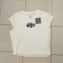 PUMA X-girlコラボノースリーブTシャツ ホワイト