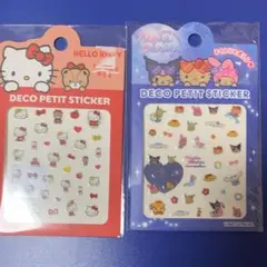 サンリオ　ハローキティ　ネイル　デコプチステッカー　日焼け
