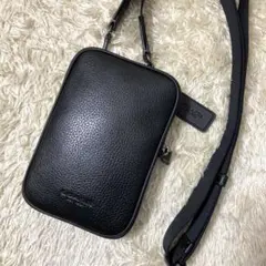 【極美品】COACH コーチ エイデン ショルダーバッグ レザー ブラック