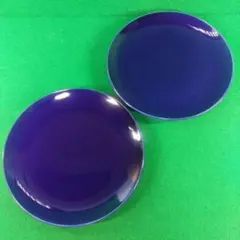 金麦の四季 京都たち吉・幸せのあいあい皿・群青《ぐんじょう》平皿2枚【新品】⑤のサムネイル