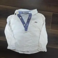 familiar ポロシャツ 100cm ホワイト