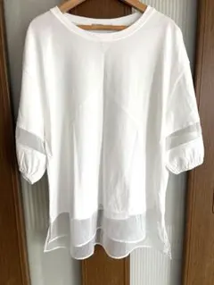 EASE BLUE ホワイト 半袖 Tシャツのサムネイル