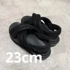 NIKE 厚底サンダル ブラックのサムネイル